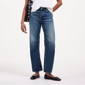 Madewell Darted Barrel Jeans, Irmo Wash, Size 29, NWT